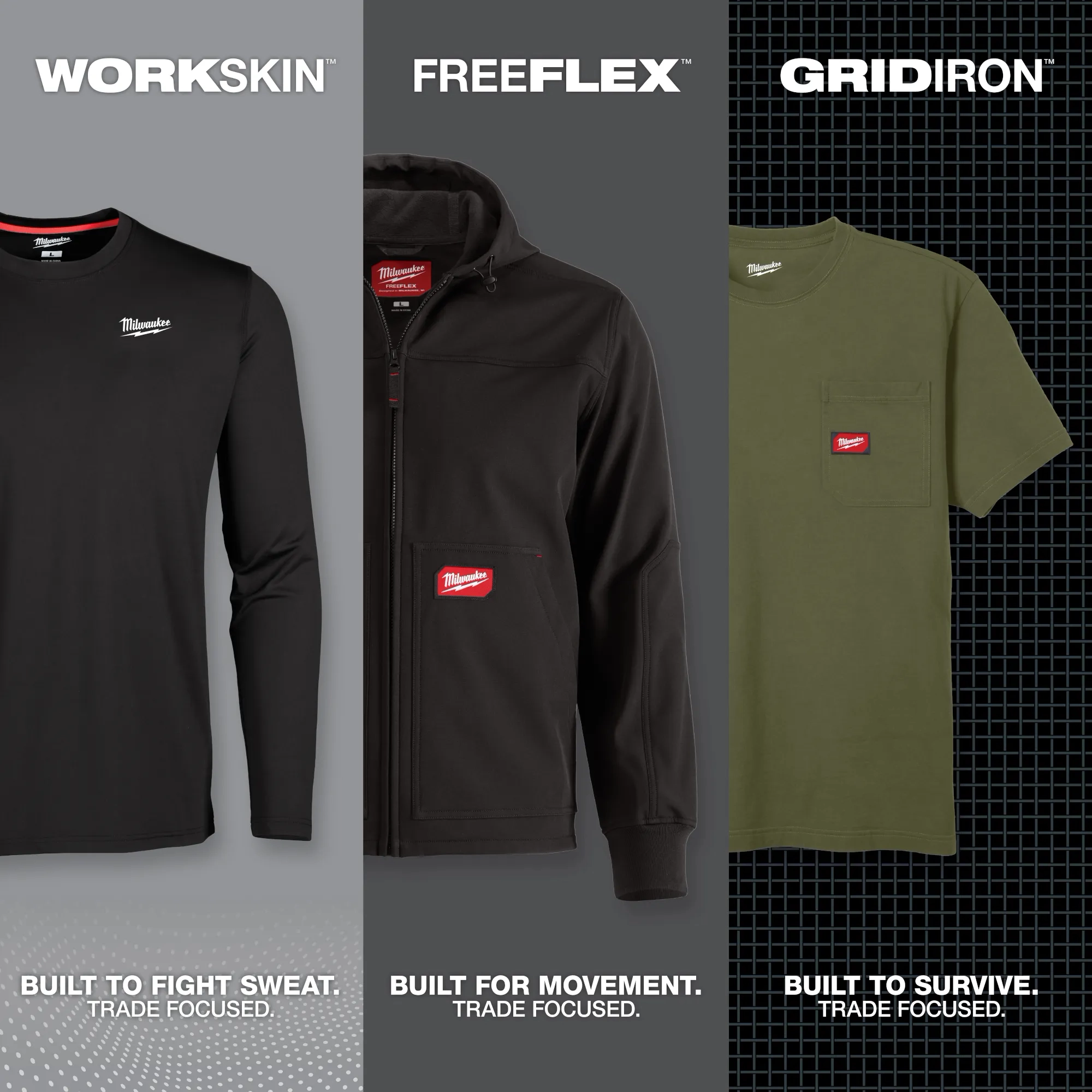Sudadera con capucha con cremallera completa GRIDIRON™
