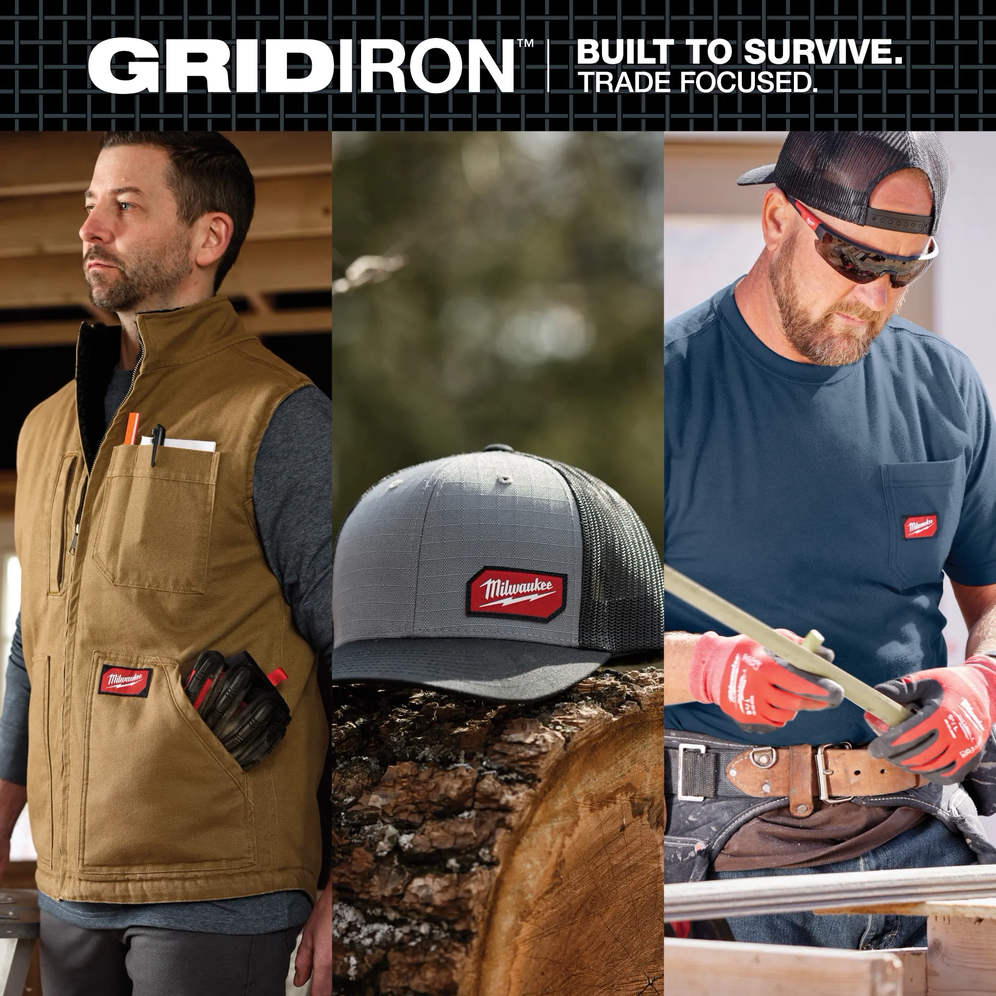Sudadera con capucha con cremallera completa GRIDIRON™